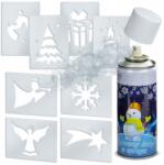 Allbag Karácsonyi Sablonok Műhóhoz Mesterséges hó Karácsonyi Szett (PAK2051)