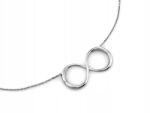 Lovrin Ezüst 925 Nyaklánc Végtelen Jel 3.21g Női Ajándék Divatos (59550289)