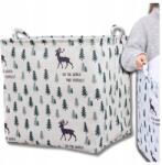 EdiBazzar Doboz Tároló doboz Ruhatartó kosár szennyestartó szekrény rendszerező (Kosz na pranie pojemnik na zabawki ubrania)