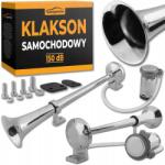 Auto Gamma Duda Tir Trombita Fanfara Kompresszor 12V Hangos Pneumatikus 150dB Króm