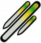  Mont Bleu 3 db-os színes üveg körömreszelő készlet R-BMS16