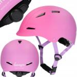 Bergen Gyerek kerékpáros sisak Bergen S-es méret 46-56 cm rózsaszín könnyű (BHS-004)