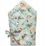 Jukki Babarózsaszín 80x80 cm-es pamut pólya takaró (5904506829446)