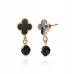Giorre Lóhere lógós fülbevaló fekete korall 925 ezüst aranyozott Giorre (5905804387508)