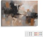  Artnova Absztrakt Kép Vászonra, Modern Dekoráció Nappaliba, 90x60 cm (B0C8VL4361)