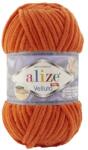 alize Velluto 06 - narancs (zsenília fonal, 100g, 68m) (7588)