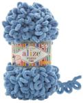 alize Puffy Fine 374 - denim kék (kötés kézzel, tű nélkül) (0064)
