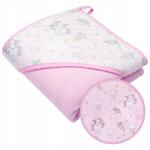 Ankras Fürdőtakaró Kapucnis 100x100 Törölköző Ankras (OKRYCIE KĄPIELOWE 100x100 PONY RÓŻOWY)