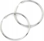 Lovrin Ezüst fülbevaló 925 sima karika 30, 5 mm 1, 26g egyedi design ajándékba (Lovrin 55876)