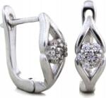 Lovrin Elegáns 925-ös ezüst fülbevaló cirkónia kövekkel, 3, 19 g, divatos nőknek (Lovrin 55399)