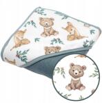 Ankras Fürdőtakaró Kapucnis 100x100 Törölköző Ankras (OKRYCIE KĄPIELOWE 100x100 NIEDŹWIEDŹ I SARNA)