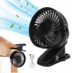  Asztali Ventilátor Vezeték Nélküli Álló Ventilátor Csíptető 2600MAH Usb (2412210025195)