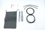  Acél ugrókötél Jump Rope tokkal, 2 x kötél (CC896)