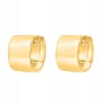 Lovrin Női arany fülbevaló 585 széles karika 7.90mm 3.45g eredeti 14k (64263020)