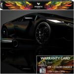  Színes Ppf fólia Phoenix Protect Színváltó autó Holographic Black (Folia PPF Holographic Black 152cmx16m)