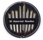 AST 30 Darabos Tűkészlet Látássérültek Számára, Kerek Dobozban Slágertermék (020103)