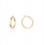 Lovrin Arany karika fülbevaló 585 14k klasszikus széles fényes modellek kreol záras (Lovrin)