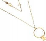 Lovrin Arany nyaklánc 585 medál kör csillag 1, 37 g celebritás divatos minta (Lovrin 43817)