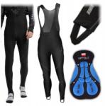 Ercole Férfi Téli Kerékpáros Nadrág M-es Méretben, Kantáros, Hosszú Mtb Kerékpározáshoz (Spodnie na rower na szelkach zimowe R11-M)