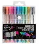 kidea Metál zselés toll szett 12 db-os (DZMA12KA)