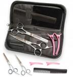 Lewer Professzionális Hajvágó És Szökítő Olló Készlet 6" Extra Nagy Tok (ZESTAW DO STRZYŻENIA WŁOSÓW NOŻYCZKI OSTRE)