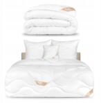 Softimi Antiallergén Egész Éves Paplan 180X200 2 Párna 70X80 Szatén Pamut (QUILT-180X200-300+2X70X80-SATEEN)