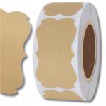  Papírcímkék, 300 darab tekercsen, 5 méter, barkácsoláshoz, ajándékokhoz és borítékokhoz (5905884067949)