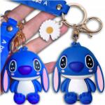 EdiBazzar Kulcstartó Maci kulcsokhoz, táskához, Stitch, százszorszép, kék maci, ajándék táskák (5905884003527)