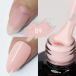 KIEVSKAYA Color Rubber Base Kievskaya Nr. 89 15ml | Bază rubber roz nude delicat (KVS-89)