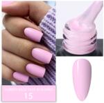 Everin Rubber Base Everin Fast Building 15 - Bază rubber Baby Pink, HEMA & TPO Free, 15ml (BRFB-15)