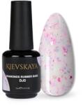 KIEVSKAYA Diamonds Rubber Base Kievskaya Nr. 05 15ml | Bază rubber color cu particule roz pastel (DRBK-05)