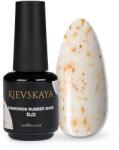 KIEVSKAYA Diamonds Rubber Base Kievskaya Nr. 02 15ml | Bază rubber color cu fulgi aurii (DRBK-02)
