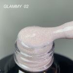Everin Rubber Base Everin Soo Glammy 02 - Bază rubber Roz Pudrat cu Sclipici Argintiu Holografic, HEMA & TPO Free, 12ml (SOOG-02)