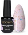 KIEVSKAYA Diamonds Rubber Base Kievskaya Nr. 13 15ml | Bază rubber color roz cu particule multicolore (DRBK-13)