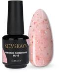 KIEVSKAYA Diamonds Rubber Base Kievskaya Nr. 12 15ml | Bază rubber color roz cu particule aurii (DRBK-12)