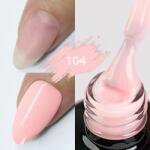 KIEVSKAYA Color Rubber Base Kievskaya Nr. 104 15ml | Bază rubber color roz pastel natural (KVS-104)
