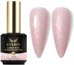 Everin Rubber Base Everin Amber Collection 19 TPO Free - Bază Roz Nude cu Sclipici Fin (AC19)