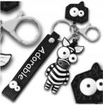 EdiBazzar Kulcstartó Hátizsák táskák Zsiráf állat kulcstartó ajándék (5905884082140)