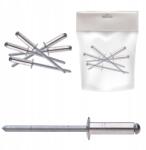 Trojka 4 x 6 mm-es acél szegecs alumínium testtel 50 db (NITM 4X 6)