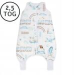 Ankras Hálózsák lábszárvédővel 92-104 M Egész éves Mintás! (Śpiworek z nogawkami M 86-104 CIUCHCIA BEŻOWA)