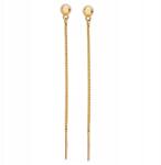 Lovrin Arany fülbevaló 585 áthúzós, 3 mm-es golyóval, fényes, golyós mintával, 1, 23 g (62949910)