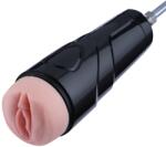 Hismith Masturbator Pussy cu Vibratii Conectare KlicLok pentru Masini de Sex Hismith
