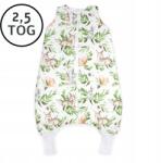 Ankras Hálózsák lábszárvédővel 92-104 M Egész éves Mintás! (Śpiworek z nogawkami M 86-104 SARNA W LIŚC)