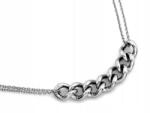 Lovrin Ezüst nyaklánc, dupla, csillogó, 925-ös finomságú, 4, 97g, 43-as méret, ajándéknak is kiváló (60568057)