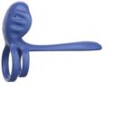 Xocoon Inel de Penis Couples Slimline Vibrator, 9 Moduri Vibratii, Silicon, USB, Albastru Inel pentru penis