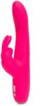 Happy Rabbit Vibrator Happy Rabbit Slimline Curve Rabbit, 15 Moduri Vibratii, Silicon, USB, Roz, 20 cm Vibrator