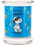 Peanuts Illatos gyertya üvegben ajándék ötlet You're my superhero Peanuts Snoopy (4262399023664)