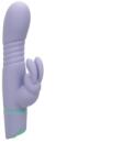 CalExotics Vibrator Love Bunny, 12 Moduri Impingere, 12 Moduri Vibratii, Silicon, USB, Mov, 19 cm Vibrator