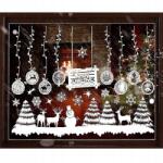 Verk Group Karácsonyi Ablakmatrica Üvegre Karácsony Karácsonyfák (26079)