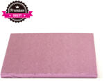 Decora Platou Tort Patrat Roz, 30 x 30 x H 1.2 cm (931812) Tava